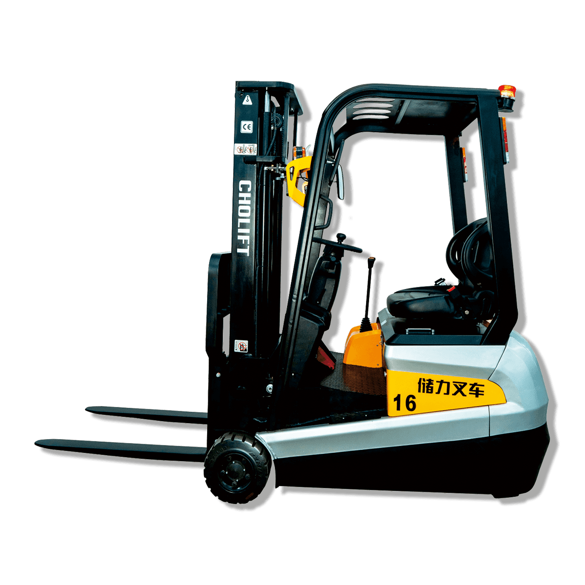 Forklift listrik tiga titik